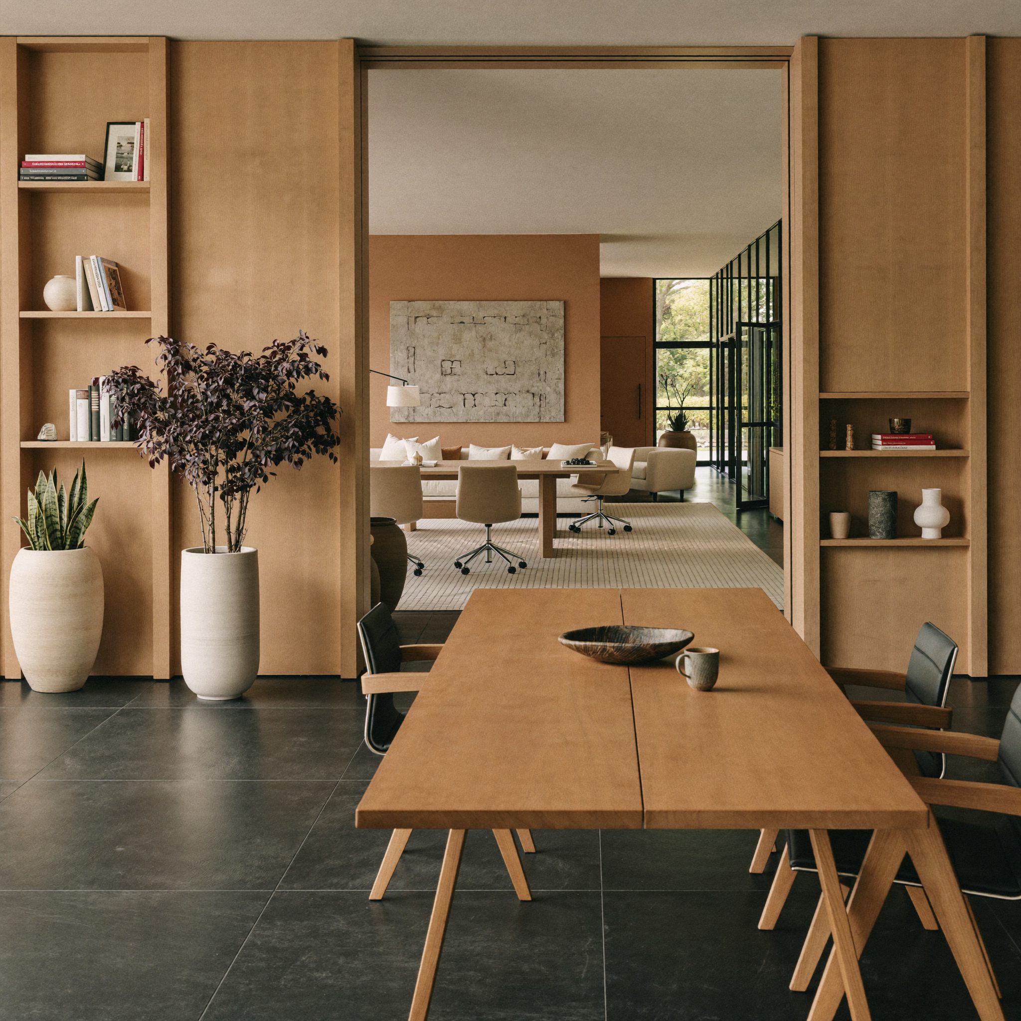 A bright, collaborative workspace interior at the Menlyn office