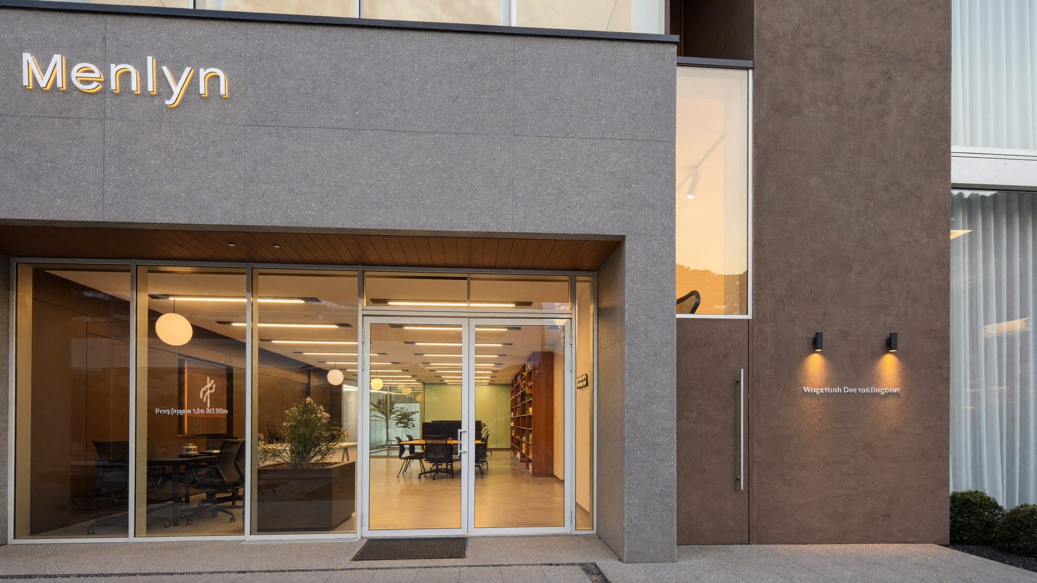 Entrance to the HVR Ventures office in Menlyn, Pretoria